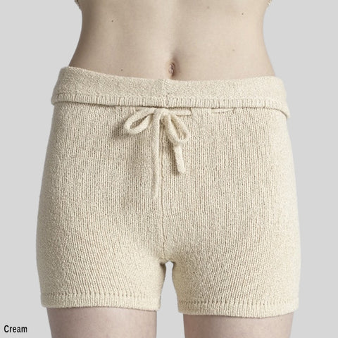 YALIVTA VIKI KNIT WARM-UP SHORTS - ADULT #YAL118