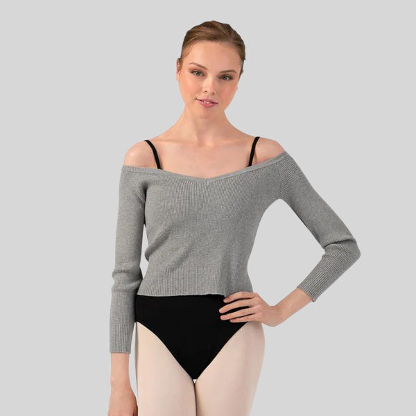 BLOCH LYRA CROPPED KNIT SWEATER - ADULT #Z30017