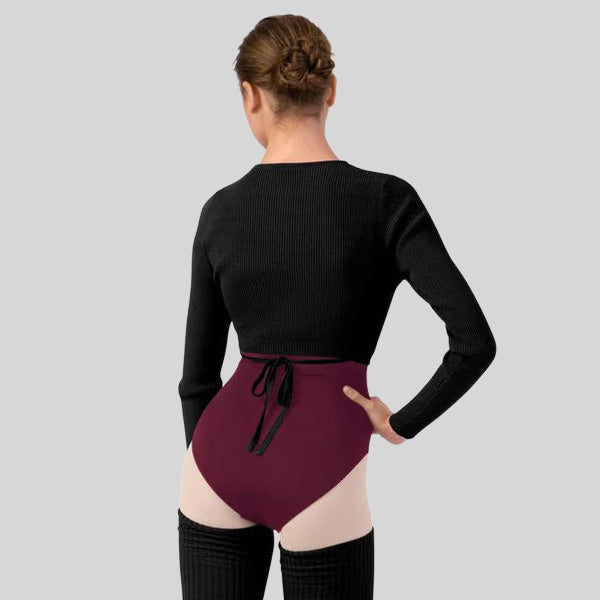 BLOCH CELESTE KNIT WRAP TOP - ADULT  #Z30018