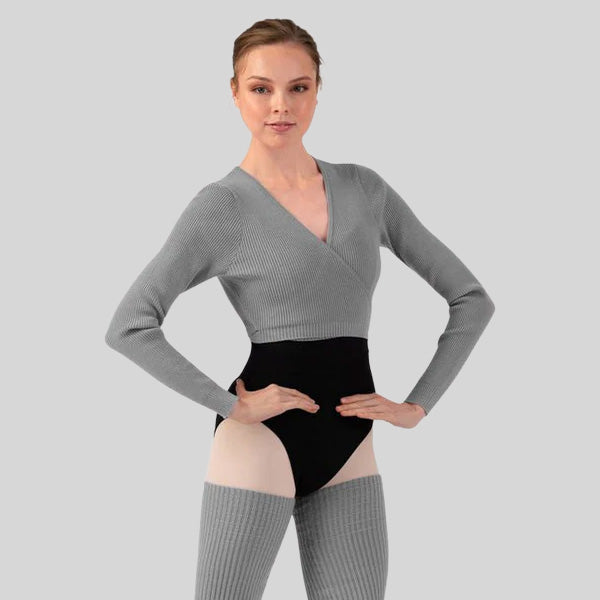 BLOCH CELESTE KNIT WRAP TOP - ADULT  #Z30018