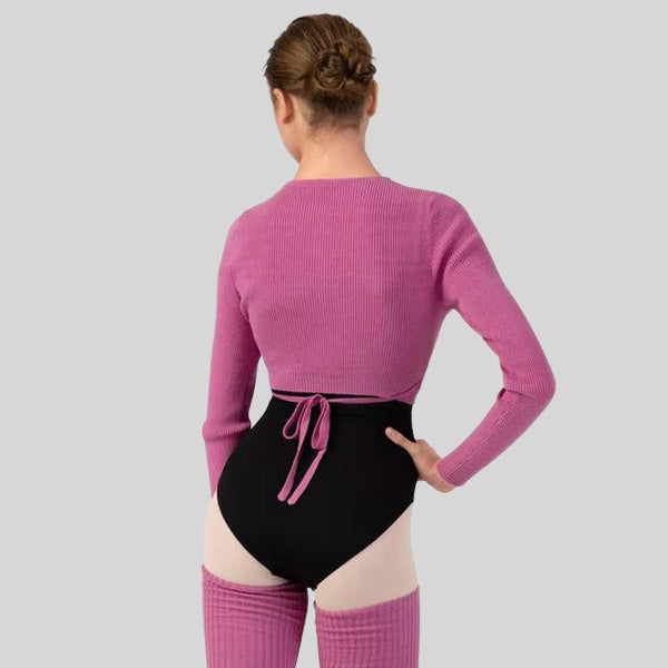 BLOCH CELESTE KNIT WRAP TOP - ADULT  #Z30018