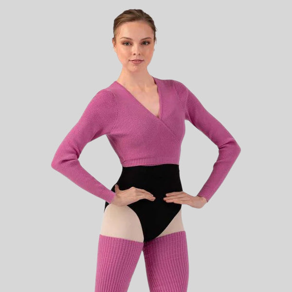 BLOCH CELESTE KNIT WRAP TOP - ADULT  #Z30018