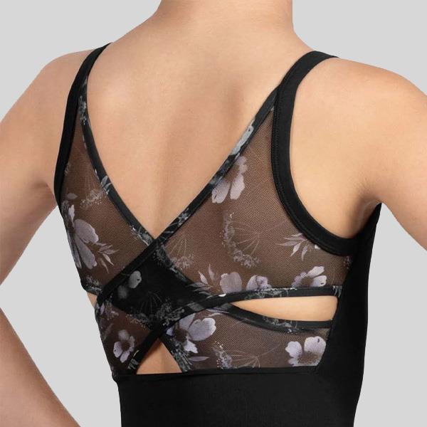 BLOCH LILA FLORAL CAMISOLE LEOTARD - CHILD #CL5237