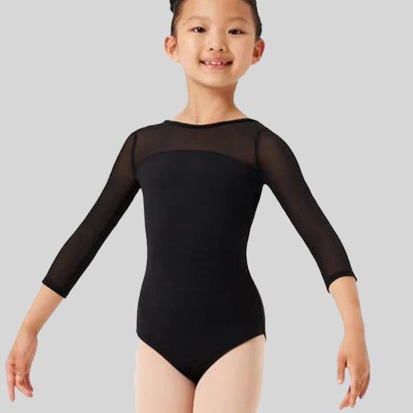 MIRELLA PAISLEY 3/4 SLEEVE LEOTARD - CHILD #M121C