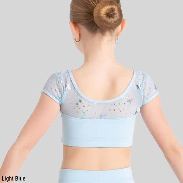 CAPEZIO STAR STRUCK COSMIC CROP TOP - CHILD #12108C