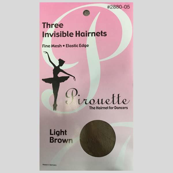 PIROUETTE LIGHT BROWN HAIRNET - #2880-05