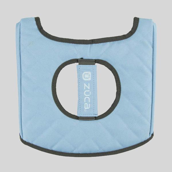 ZUCA SEAT CUSHION - GRAY / GLOSS BLUE