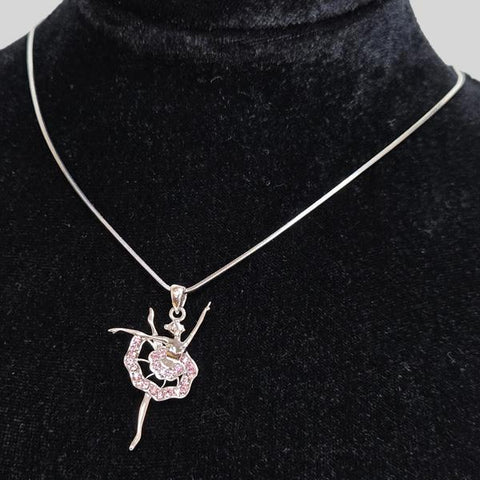 YUNIE BALLERINA PENDANT NECKLACE - #N050281M