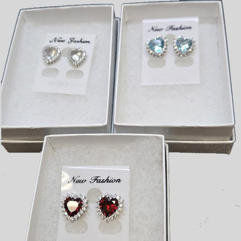YUNIE HEART PIERCED EARRINGS - #E080201N