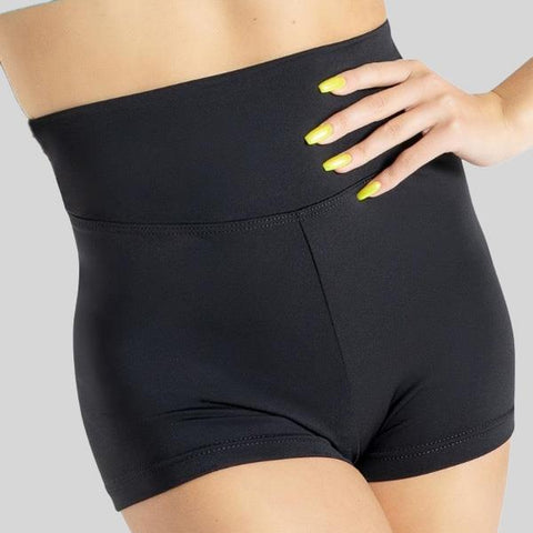 CAPEZIO HIGH WAISTED SHORTS - ADULT #TB131