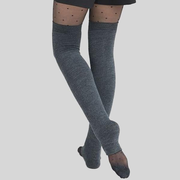 MONDOR 23" SOLID MERINO WOOL LEGWARMERS - #5269