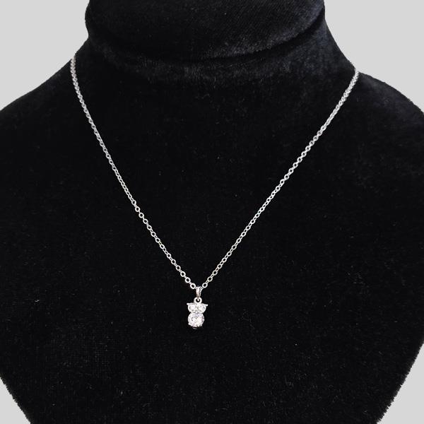 YUNIE OWL PENDANT NECKLACE - #N045032L