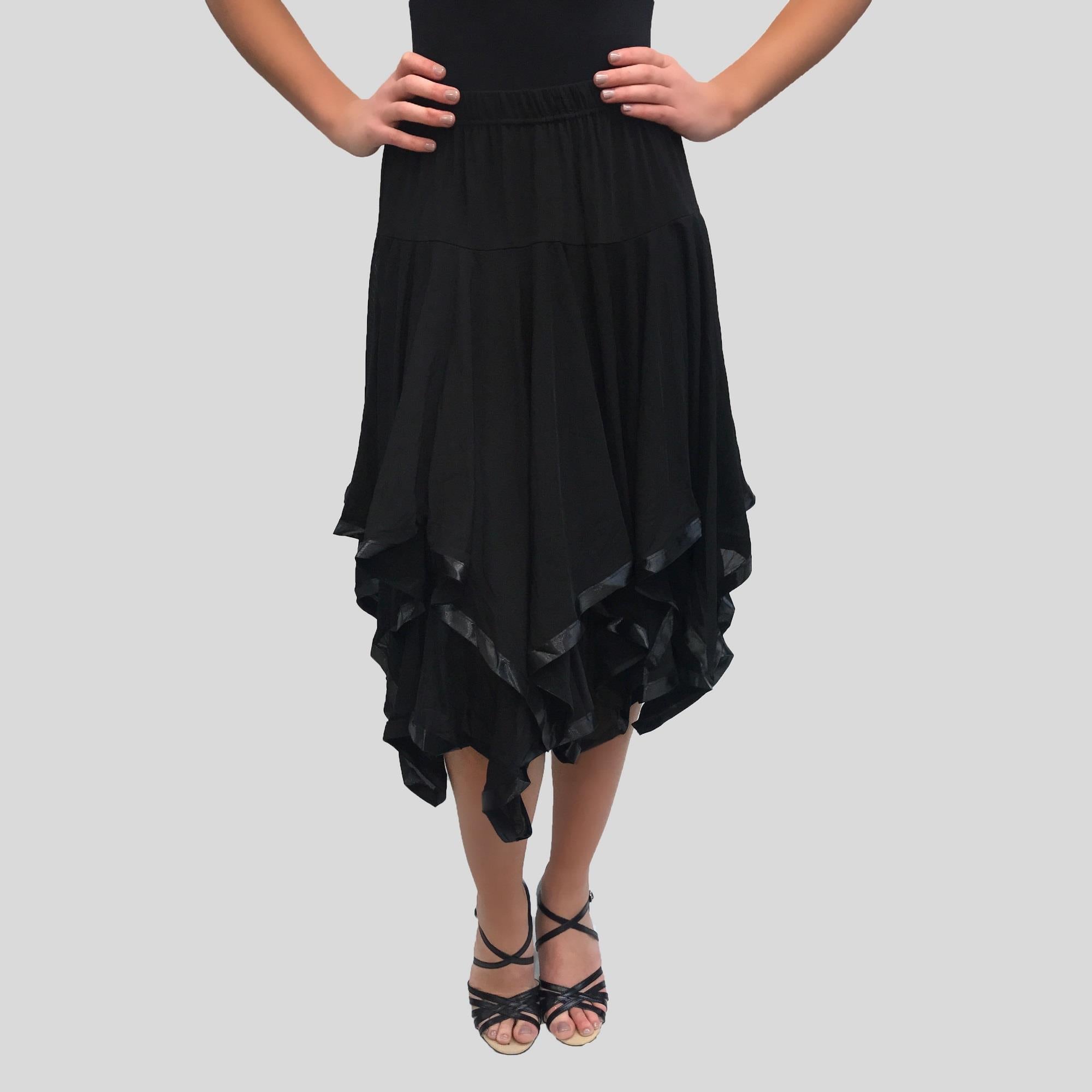 TEMPTATION ITALY RUFFLE MAXI SKIRT - ADULT #SK097