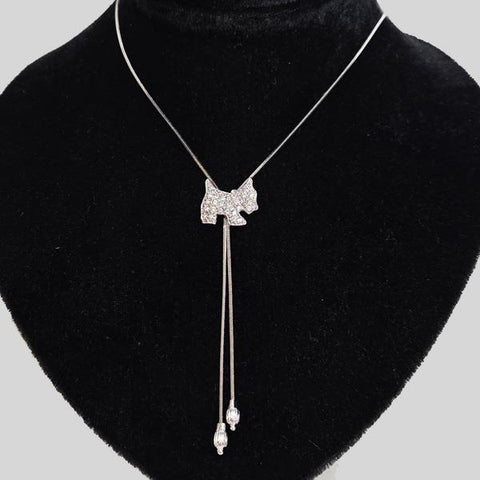 YUNIE SCOTTISH DOG  PENDANT NECKLACE - #N070391D