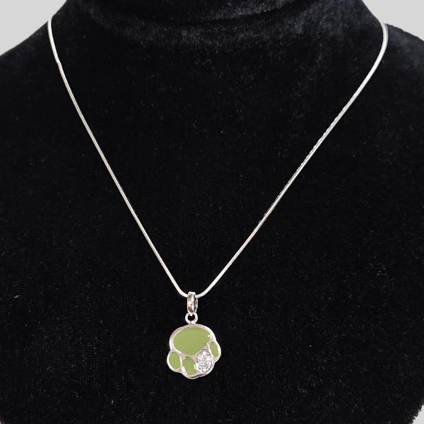 YUNIE PAW PENDANT NECKLACE - #N060414J