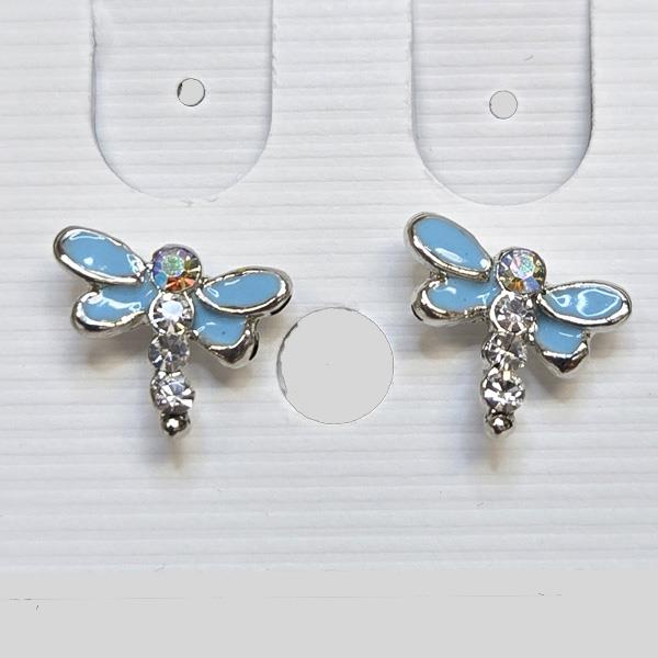 YUNIE DRAGONFLY PIERCED EARRINGS - #E050402T
