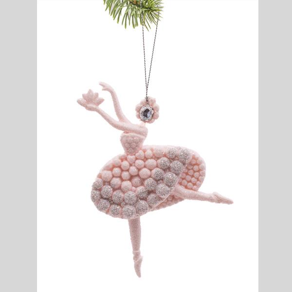 STARLIGHT TRADING PINK BALLERINA ORNAMENT - #DK3565B