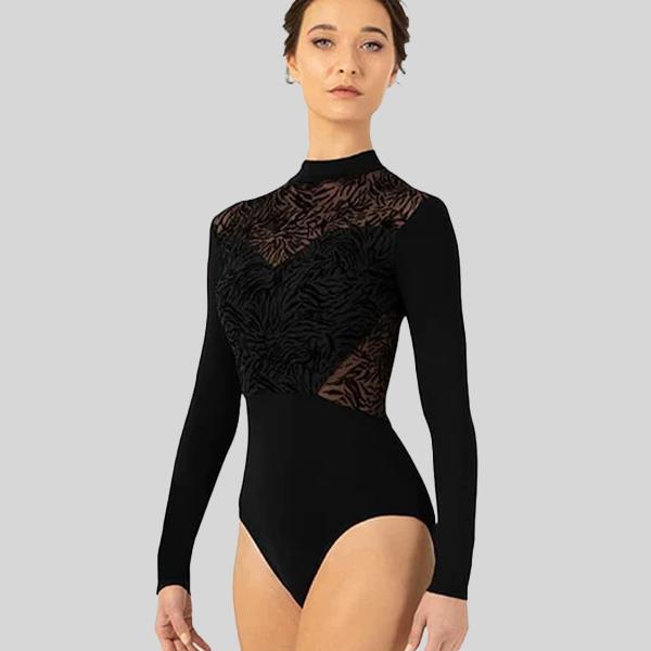 BLOCH BLANCHE LONG SLEEVE LEOTARD - ADULT #L1299