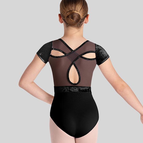 BLOCH AMELIA CAP SLEEVE CROSS BACK LEOTARD - CHILD #CL5282