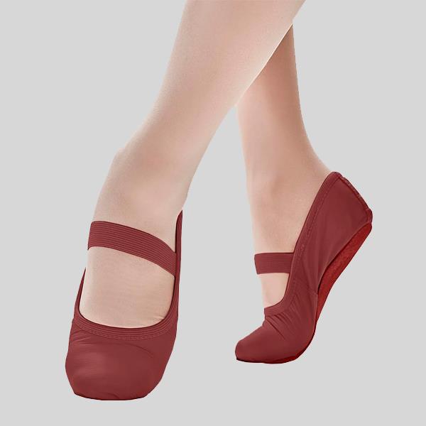 SO DANCA BELLA BALLET SLIPPER (RED) - CHILD #SD69S