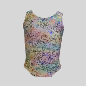 MF FIREWORKS PRINT GYMNASTIC LEOTARD - CHILD #MF184