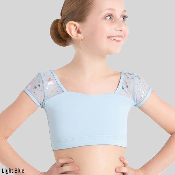 CAPEZIO STAR STRUCK COSMIC CROP TOP - CHILD #12108C