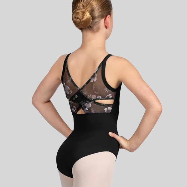 BLOCH LILA FLORAL CAMISOLE LEOTARD - CHILD #CL5237