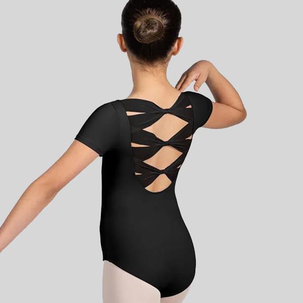 MIRELLA GLOW GIRL CAP SLEEVE LEOTARD - CHILD #M1562C