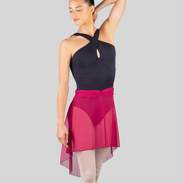 BALLET ROSA MILLIE RUCHED FRONT HIGH LOW SKIRT - ADULT