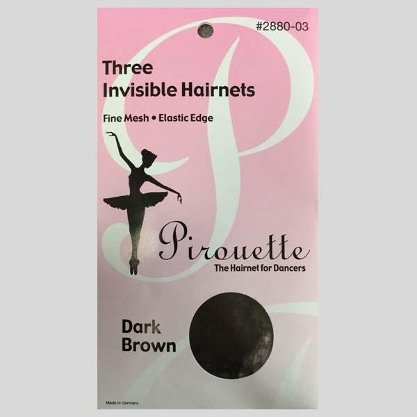 PIROUETTE DARK BROWN HAIRNET - #2880-03