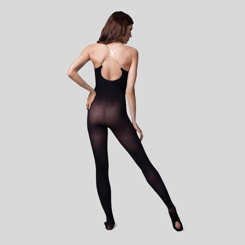 CAPEZIO TRANSITIONAL BODY TIGHT WITH CLEAR STRAPS- ADULT #1811