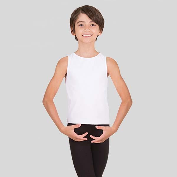 BODY WRAPPERS HI-NECK TANK PULLOVER - BOYS #B407